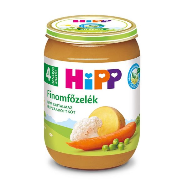 HiPP Bio Finomfőzelék 190 g 4 hó+