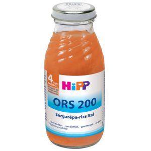 Hipp ORS 200 Sárgarépa rizs ital hasmenéses csecsemők részére 4 hó+ 200 ml