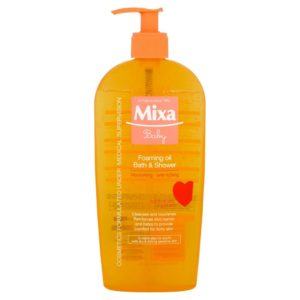 Mixa Baby Habzó olaj fürdéshez és zuhanyzáshoz 400 ml