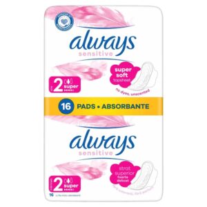 Always Ultra Sensitive Egészségügyi betét Super Plus (2-es méret) 16 db