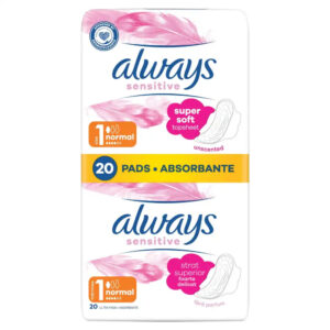 Always Ultra Sensitive Normal Egészségügyi betét 1-es méret 20 db