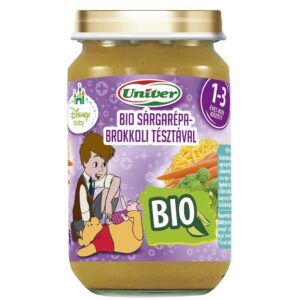 Univer Bio Sárgarépa brokkoli tésztával 220 g 1-3 éves korig