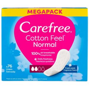 Carefree Cotton Feel Normal Fresh Illatosított tisztasági betét 76 db