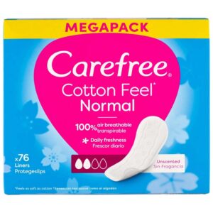 Carefree Cotton Feel Normal Illatmentes Tisztasági betét 76 db