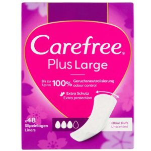 Carefree Plus Large Illatmentes tisztasági betét 48 db