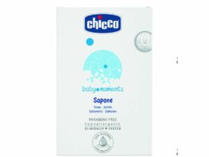 Chicco Baby Moments gyengéd babaszappan növényi eredetű glicerinnel 0 hó+ 100 g
