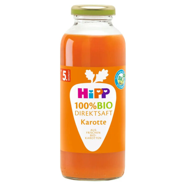 Hipp Bio Direktsaft 100% sárgarépalé 5 hónapos kortól 330 ml
