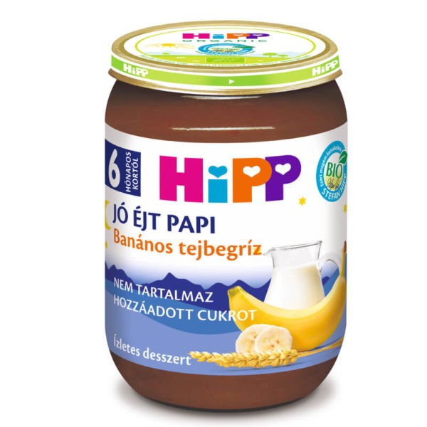 HiPP Jó éjt papi Banános tejbegríz 190 g 6 hó+