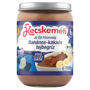 Kecskeméti Bio Jó Éjt Finomság - Banános-kakaós tejbegríz 190 g 6 hó+
