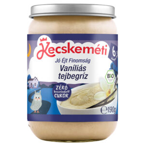Kecskeméti Bio Jó Éjt Finomság - Vaníliás tejbegríz 190 g 6 hó+