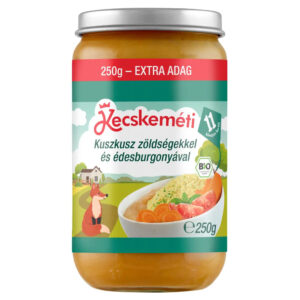 Kecskeméti Bio Kuszkusz zöldségekkel és édesburgonyával 250 g 11 hó+