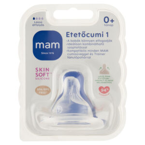 MAM Etetőcumi 1 - Lassú átfolyású 0 hó+