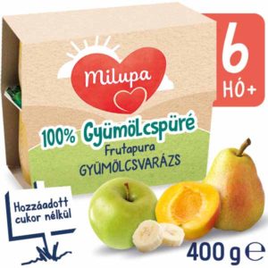 Milupa Frutapura 100% Gyümölcspüré Gyümölcsvarázs 6 hó+ 4x100 g