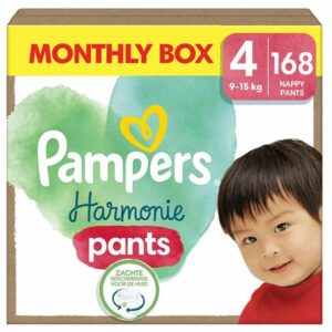 Pampers Harmonie Pants Bugyipelenka 4-es méret (9-15 kg) 168 db - Monthly Box