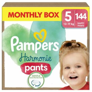 Pampers Harmonie Pants Bugyipelenka 5-os méret (12-17 kg) 144 db - Monthly Box