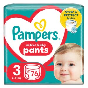 Pampers Pants Bugyipelenka 3-as méret (6-11 kg) 62 db - Jumbo Pack