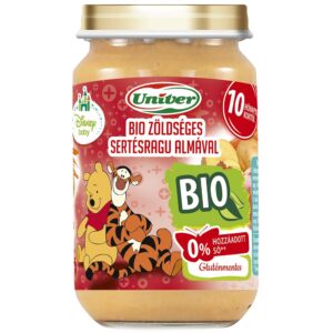 Univer Bio Zöldséges sertésragu almával bébiétel 220 g 10 hó+