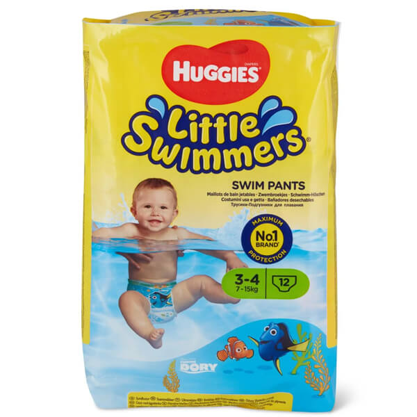 Huggies Little Swimmers Úszópelenka 3-4 (7-15 kg) 12 db