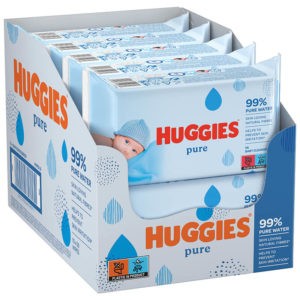 HUGGIES Pure Törlőkendő 12x 56 db (672 db)