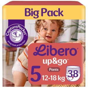 Libero Up&Go Bugyipelenka 5-ös méret (12-18 kg) 38 db