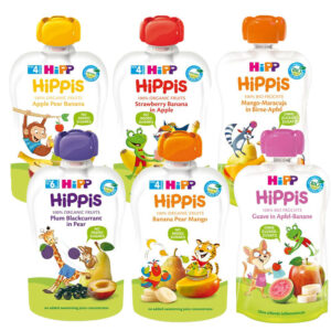 HiPP HiPPis Bio Gyümölcspürék - Csomagajánlat 6x 100 g ok