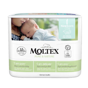 Moltex Pure & Nature Nadrágpelenka 1 NewBorn (2-5 kg) 22 db