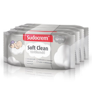 Sudocrem Soft Clean Nedves törlőkendő 4x 55 db (220 db)