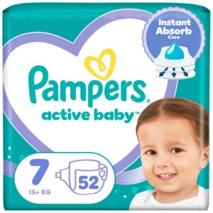 Pampers Active Baby Nadragpelenka 7-es meret (15 kg+) 52 db - Giant Pack