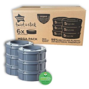 Tommee Tippee Sangenic Twist & Click Pelenkatároló utántöltő 6 db dobozzal
