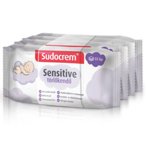 Sudocrem Sensitive Nedves törlőkendő 4x 55 db (220 db)