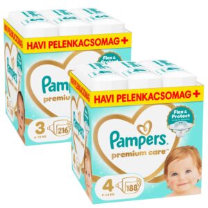 Pampers Premium Care Nadrágpelenka Havi pelenkacsomagok 2 db