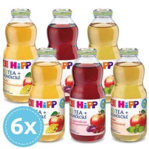 Hipp Bio Gyümölcslevek teával 4 hó+ 500 ml - csomagajánlat (6x)