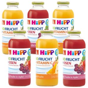 Hipp Bio Gyümölcslevek 4/6 hó+ 500 ml - csomagajánlat (6x)
