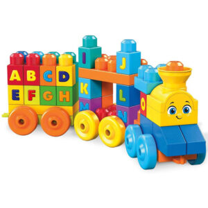 Mega Bloks ABC zenélő vonat építőjáték 12 hó+ (FWK22)