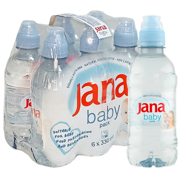 Jana Baby Természetes babavíz 6x 330 ml (1980 ml)