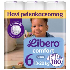 Libero Comfort Nadrágpelenka 6-os méret (13-20 kg) 180 db - Havi csomag