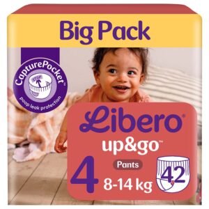Libero Up&Go Bugyipelenka 4-es méret (8-14 kg) 42 db