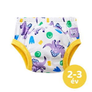 Bambino Mio Mosható leszoktató bugyipelenka lila dínók 2-3 év (13-15 kg)