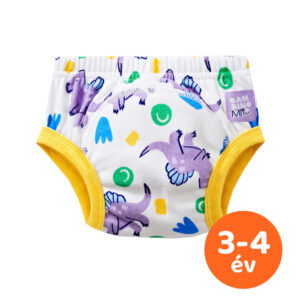 Bambino Mio Mosható leszoktató bugyipelenka lila dínók 3-4 év (15 kg+)
