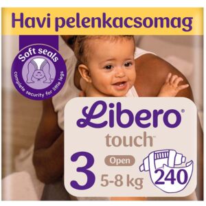 Libero Touch Nadrágpelenka 3-as méret (5-8 kg)240 db