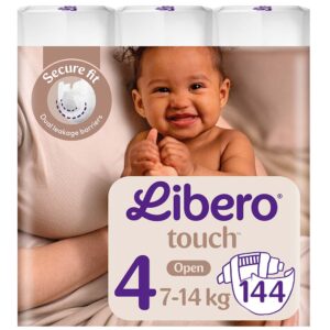 Libero Touch Nadrágpelenka 4-es méret (7-14 kg) 4x 36 db (144 db)