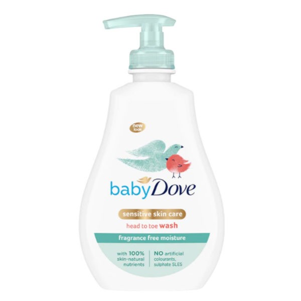 Baby Dove Sensitive Moisture illatanyagmentes fürdető 400 ml