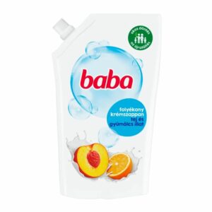 Baba Folyékony szappan utántöltő tej és gyümölcs 500 ml