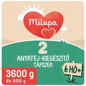 Milupa 2 Anyatej kiegészítő tápszer 6 hó+ 6x 600 g (3600 g)