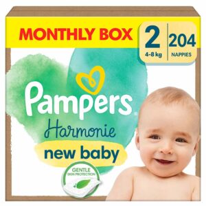 Pampers Harmonie Nadrágelenka 2-es méret (4-8 kg) 204 db - Monthly Box