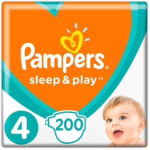 Pampers Sleep & Play Nadrágpelenka 4-es méret (8-14 kg) 4x 50 db (200 db)