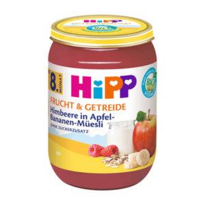 HiPP Bio Alma banán málna müzlis joghurttal 190 g 8 hó+