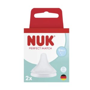 NUK Perfect Match Szilikon etetőcumi 0 hó+ S méret (2 db)