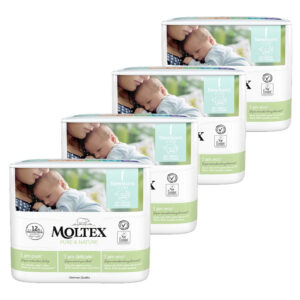 Moltex Pure & Nature Nadrágpelenka 1-es méret NewBorn (2-5 kg) 4x 22 db (88 db)Moltex Pure & Nature Nadrágpelenka 1-es méret NewBorn (2-5 kg) 4x 22 db (88 db)