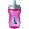 Tommee Tippee Sports Bottle Csőrös kulacs 300 ml 12 hó+ (lányos, rózsaszín)